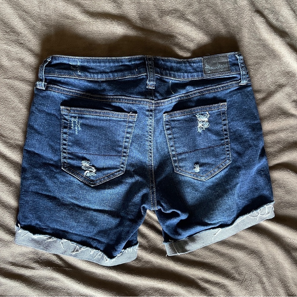 4 for 16$ Soundgirl Ripped Blue Jean Shorts - Picture 2 of 5